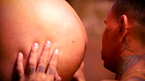 Wife Bárbara Inked Cheats with Mechanic Johnny in Crossdressing Session