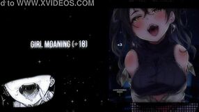 Is that hot girl moaning while giving a handjob?