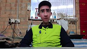 Step gay dad escapes into foot fetish dreams