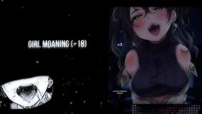 Is that hot girl moaning while giving a handjob?