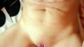 Bold vibrator play with toys in deli maszti scene