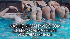 ever seen a solo girl masturbate backstage with natural tits?