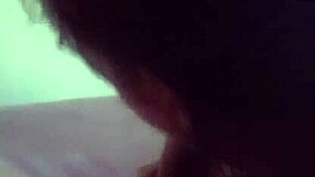 I perform a blowjob and footjob until he cums again