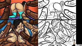 Latin Milf Sucks Huge Black Dicks!