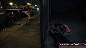 Blonde teen 18+ bound in bondage gets firm blowjob 😈