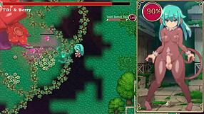 Mage Kanade's futa dungeon quest drains my cock with giant mechanical angel tits