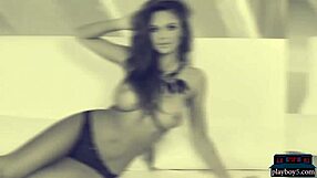 Two Busty Europeans Tease with Naked Strip.