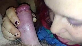 Redhead Deepthroat Blowjob