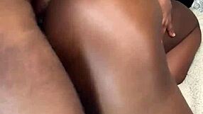 that phat ass booty wanted all my cum in her tight ebony pussy during doggystyle