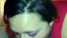 Redhead Deepthroat Blowjob