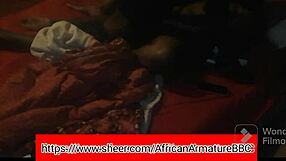 African Amateur With Big Tits Gets BBC From Behind