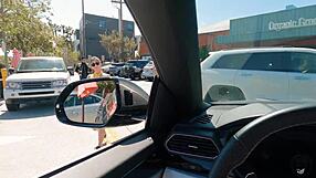 Tru kait gets her big booty fucked in the lambo