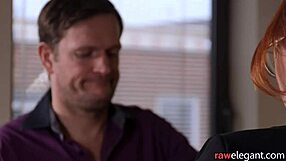 busty spex lesbo gets eaten out by glamour babe with big ass