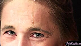 halloween slag sucks british dick for cum facial