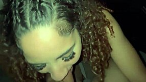 Met a fan on the street and sucked his massive black cock outdoors without hesitation.