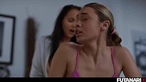 คอมพิวเตอร์ฟุตานารีชีวิตจริง - สาวฟุตานารีสุดสวยขี่และชักว่าว!