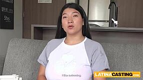 Feeling Every Inch of Thick Latina's Huge Tits in Deep Casting