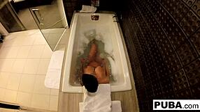 sexy jezebelle bond recording herself in a steamy bath, wow! 🛁