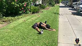 Inked Ava Lee Face Fucked by Rome Major After Rimming Action