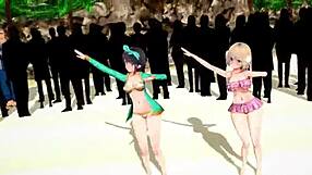 Hololive Stars Oozora Subaru and Shigure Ui Explore DeepBlueTown