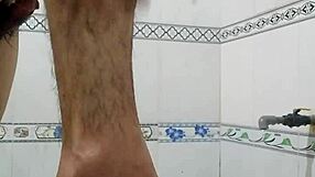 Teen 18+ Enjoys Solitary Bathing Moment