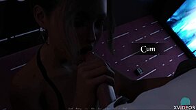 Petite brunette teen sucked off in cinema darkness