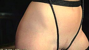 Teen Bound for Wax Play and Ass Spanking