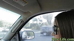 intriguing pov teen gets mouth spunked with big cock