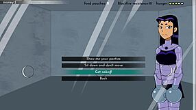 part 12 of 18titans, cumming on blackfire