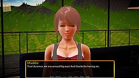 My new family enjoys a fun game night together.