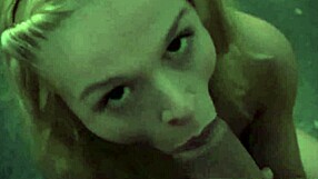 Sexy violet blue enjoys public nudity and outdoor blowjobs