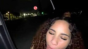 Met a fan on the street and sucked his massive black cock outdoors without hesitation.