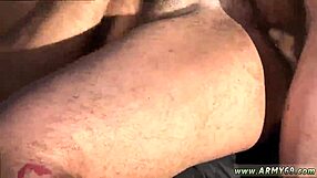 Twink in the navy feels the intense emotions of a gay blowjob with recruits.