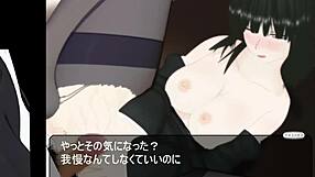 27-year-old teacher bound in bondage game with fisting and toys in anime hentai