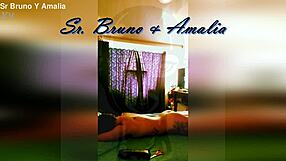 Colombian submissive amalia endures a tantalizing spanking session with bondage elements