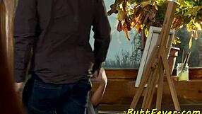 Glamour Babe Receives Passionate Anal Creampie