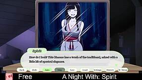 a night with spirit in anime roleplay dating game