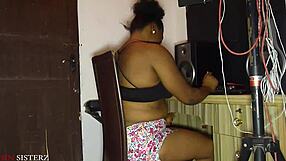 all alone with my female producer, this is what happened next