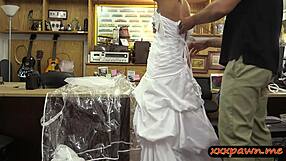 Blondie Pawns Wedding Dress and Gets Banged Hard at Pawnshop