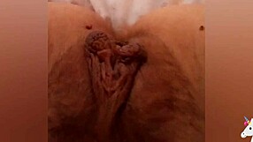 Mature Greta Warms Up After Bathroom Visit