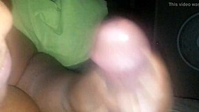 Ebony beauty delivers an explosive blowjob!