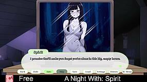 a night with spirit in anime roleplay dating game