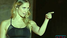 Sexy Black Teen 18+ Crushing Gym Workout