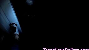 Real teen 18+ gets pov blowjob and facial from amateurs