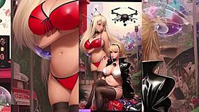 Dizzy Miss Lizzie in an Exotic Specific Scene