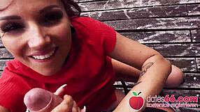 I picked up a sexy german student in the park for a pov encounter.