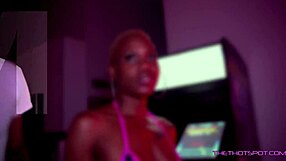 Ebonyslut Monica Denali Takes Long Big Black Cock