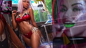 Dizzy Miss Lizzie in an Exotic Specific Scene