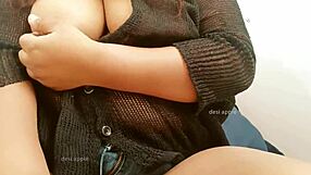 Tamil aunty webcam show with college coed vibes