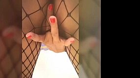 Is The Asian Girl Showing Her Pussy In Pantyhose?